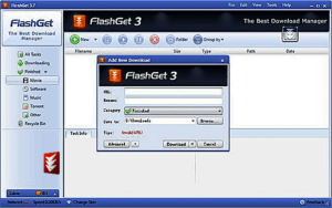 تحميل برنامج FlashGet للكمبيوت