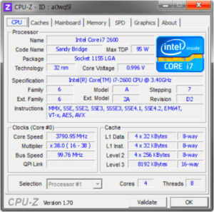 تحميل برنامج CPU-Z الجديد