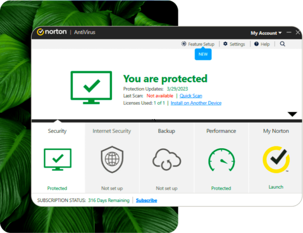 برنامج Norton Antivirus Plus