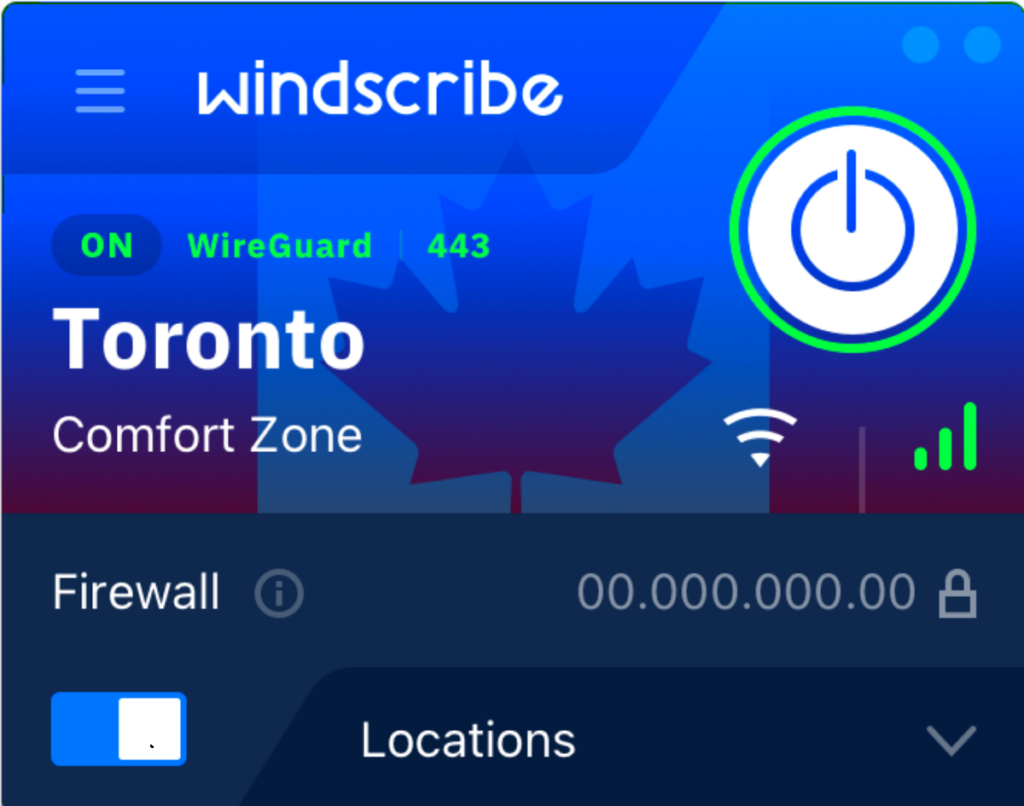 برنامج Windscribe VPN مجاني