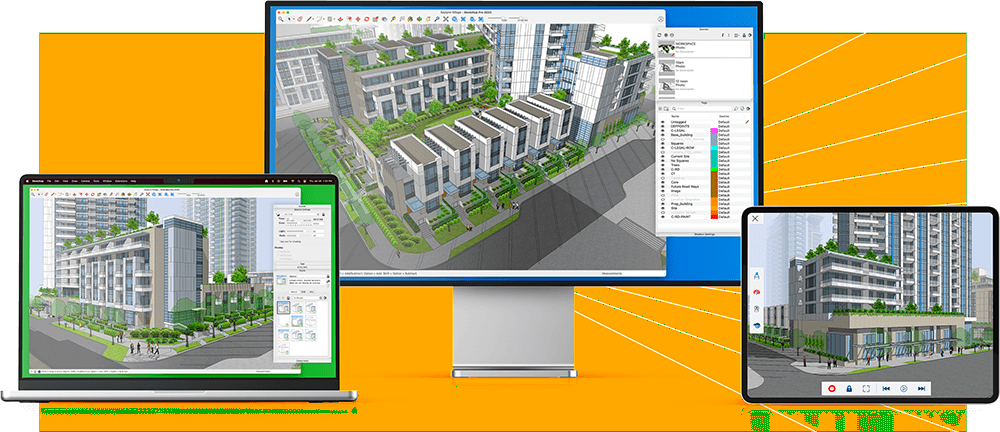 اكتشف مميزات برنامج SketchUp